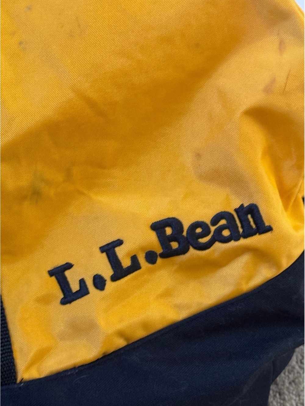 L.L.Bean Large Yellow and Black Duffel Bag